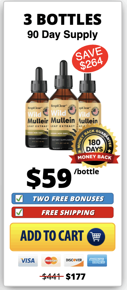 RespiClear three bottles