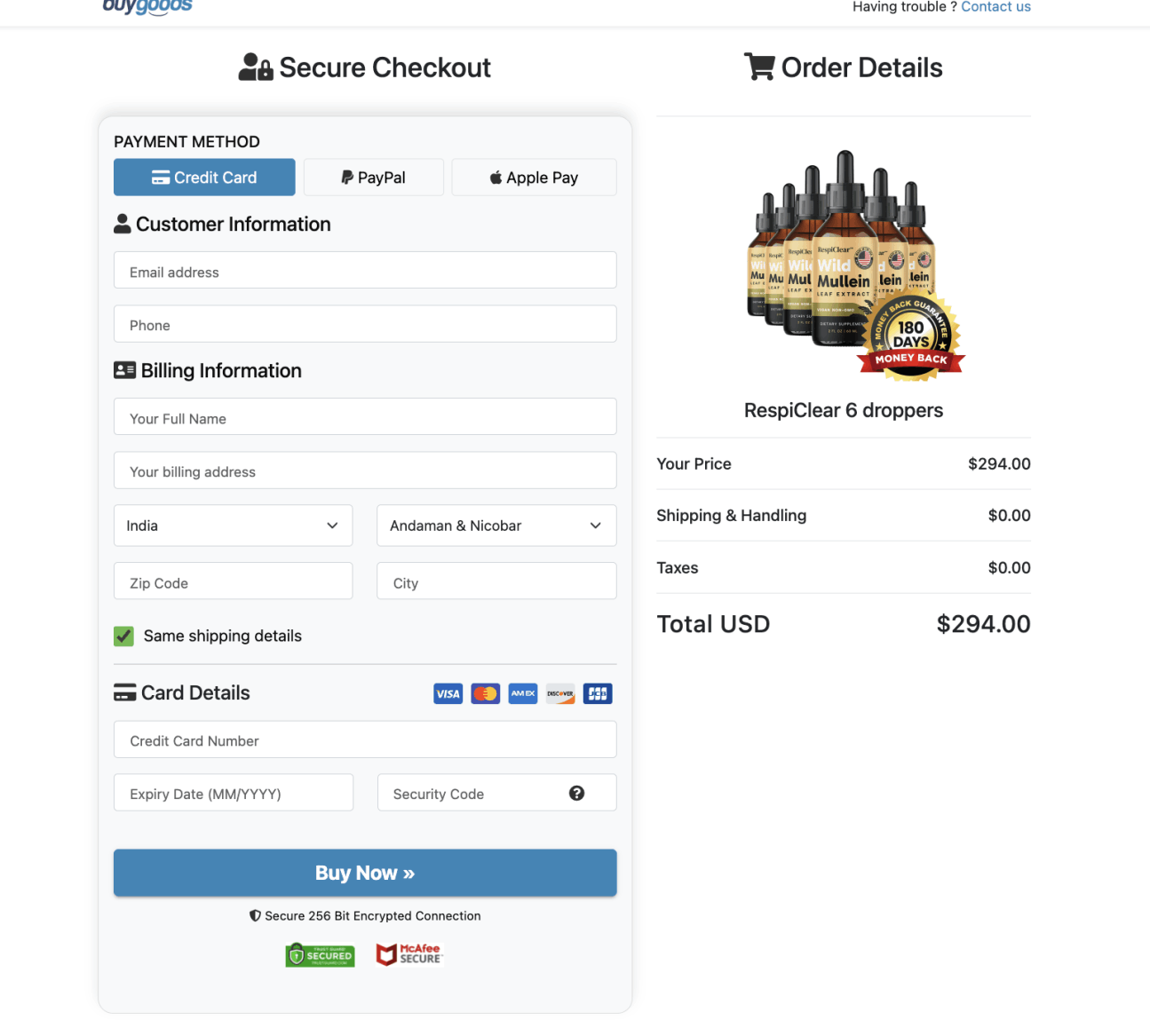 RespiClear official website